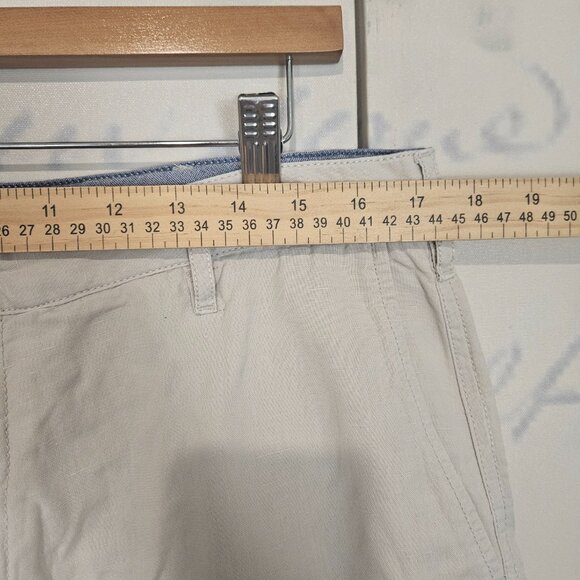 Faherty Men's Shorts Size 36 Linen Cotton Blend - Picture 8 of 10